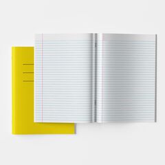 A4+ Choice Exercise Book 8mm Ruled Margin 80pg Yellow 50pk Yellow A4+ Choice Exercise Book 8mm Ruled Margin 80pg Yellow 50pk Yellow hi-res